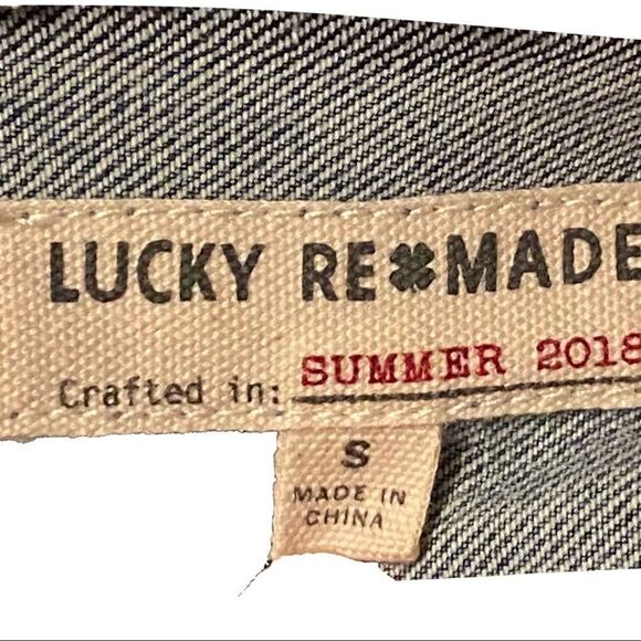 Lucky Remade smart trucker jean jacket size-S - Picture 4 of 7